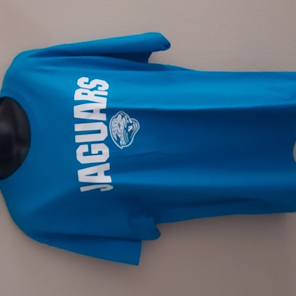 Rare One of a Kind Jaguar's Teal Jaguars T-Shirt Old Jaguar Emblem Design